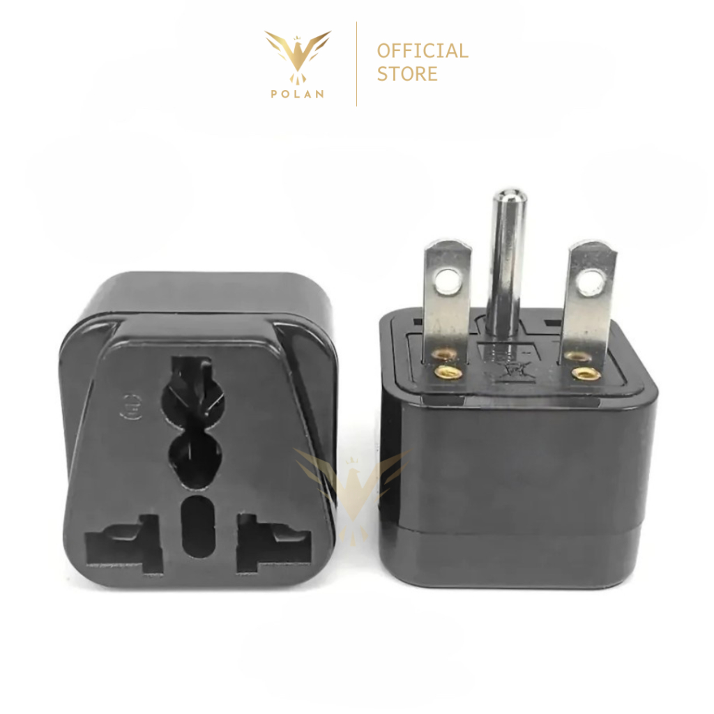 Jual OVER STEKER ADAPTER EU TO USA KAKI 2 KE 3 TIPE B / STOP KONTAK ...