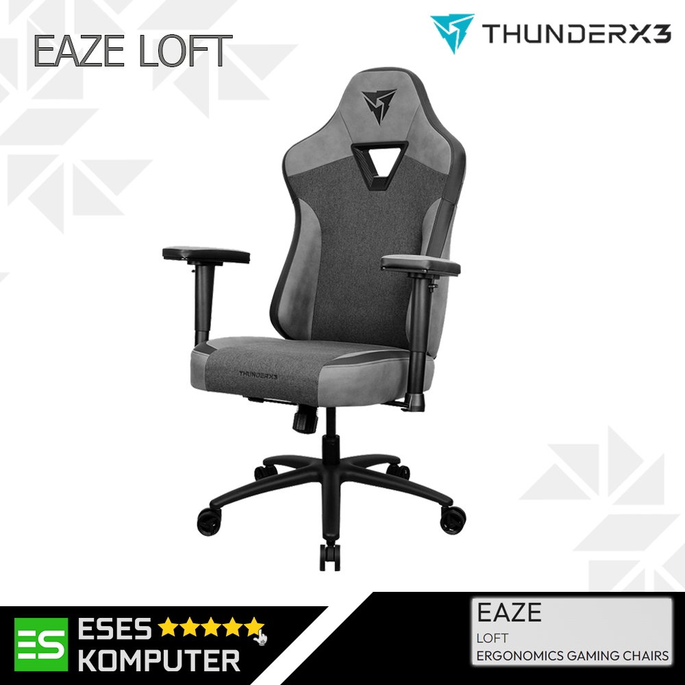 Jual Gaming Chair THUNDERX3 EAZE LOFT BLACK | Kursi Gaming | Shopee ...