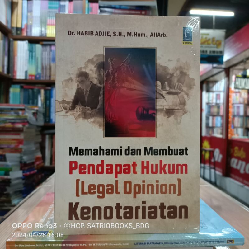 Jual Buku Memahami Dan Membuat Pendapat Hukum Legal Opinion