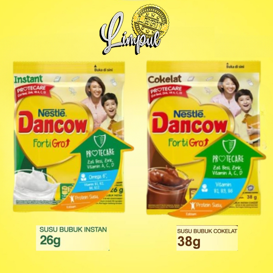 Jual Dancow Sachet All Variant 1 Pcs | Dancow Fortigro Instant 26 gr ...