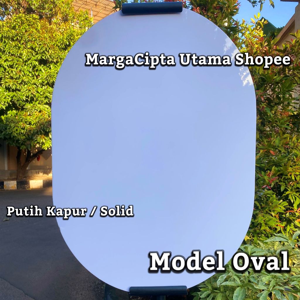 Jual Acrylic 3mm Model OVAL Frame Bingkai Papan Ucapan Wisuda Akrilik ...