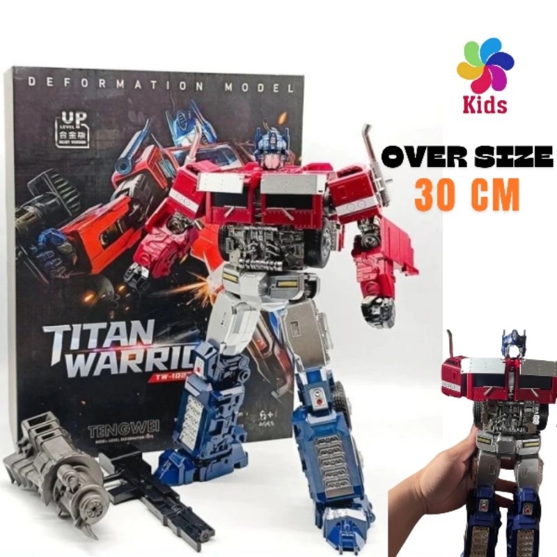 Jual ROBOT TRANSFORMER OPTIMUS PRIME OVERSIZE 30 CM BAIWEI / MAINAN ...