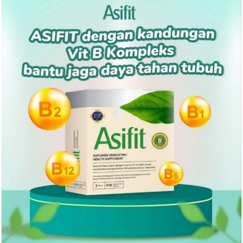 Jual ASIFIT Pelancar ASI dengan Vitamin B Complex - EXP Des 2026 ...