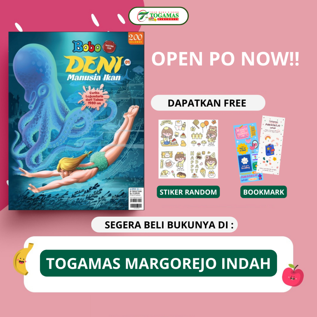 Jual Pre-Order Majalah Bobo - Deni Manusia Ikan Vol.1 Original Book