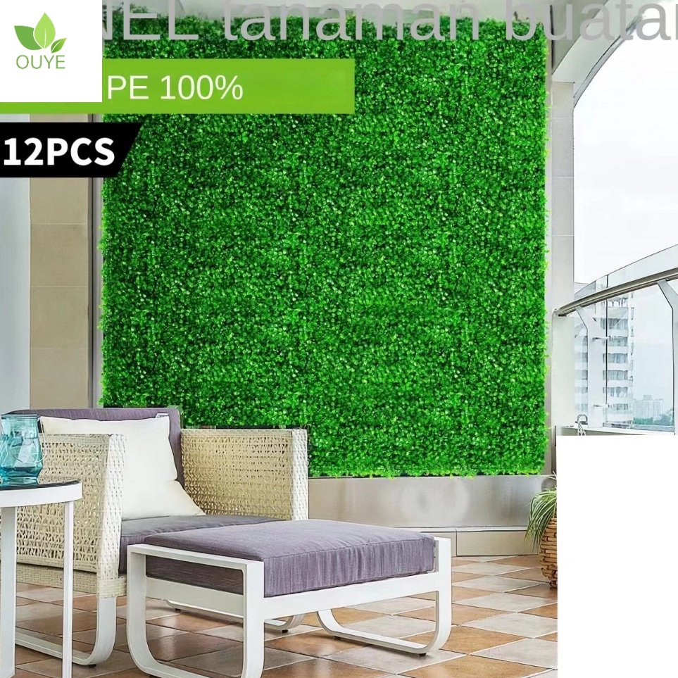 Jual Good Order OUYE Daun Rambat Sintetis 6cmx4cm Rumput Buatan Plastik ...