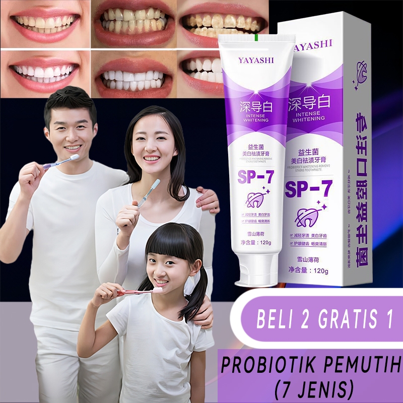 Jual SP-7 120g Pasta Gigi Pemutih Gigi Kuning Probiotik Memutihkan Gigi
