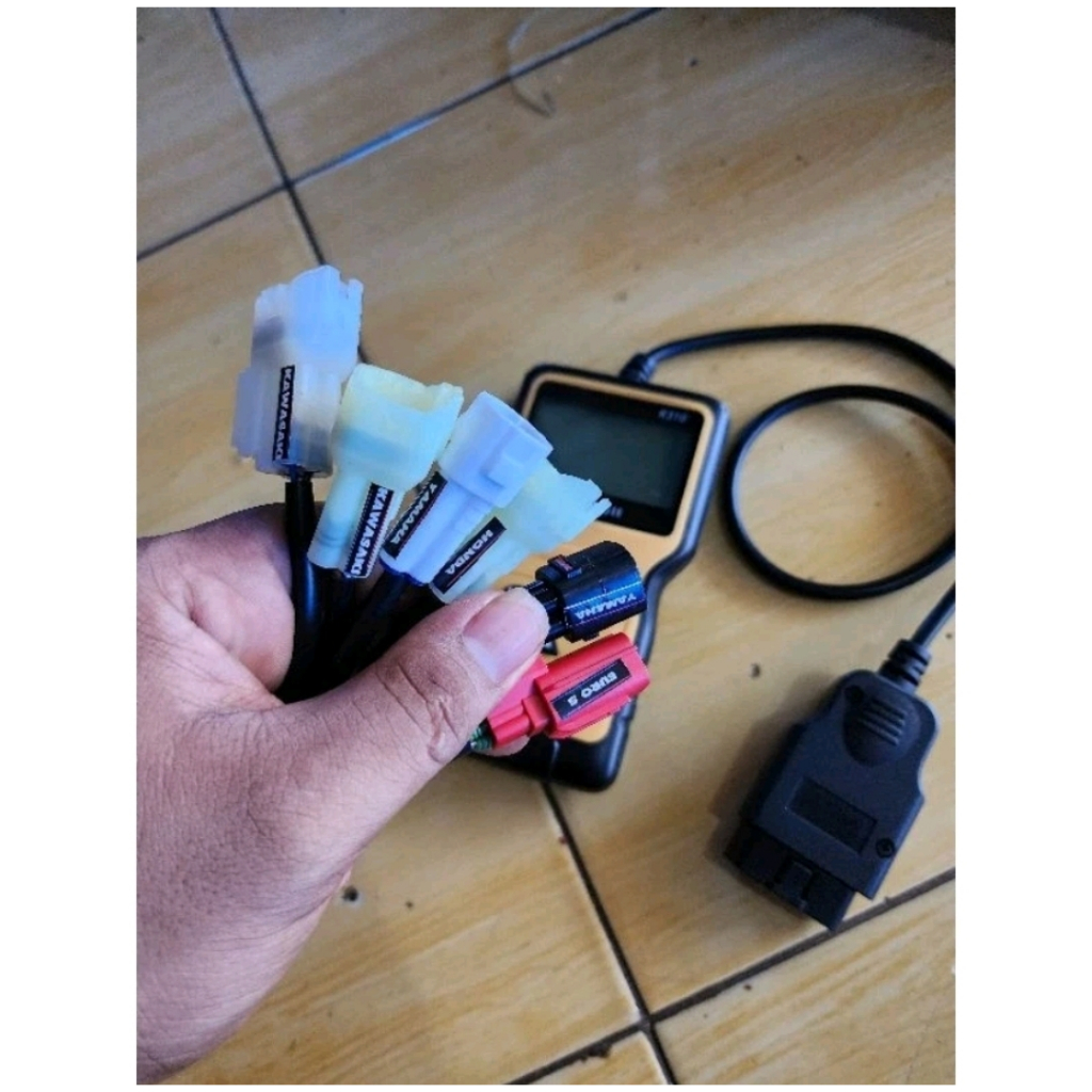 Jual Scaner scanner obd II motor injeksi alat baca kode kerusakan motor ...