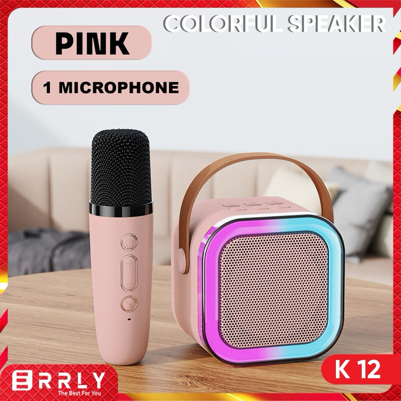 Jual Speaker mini Karaoke Cipung Bluetooth K12/Y1 LED Mini Karaoke