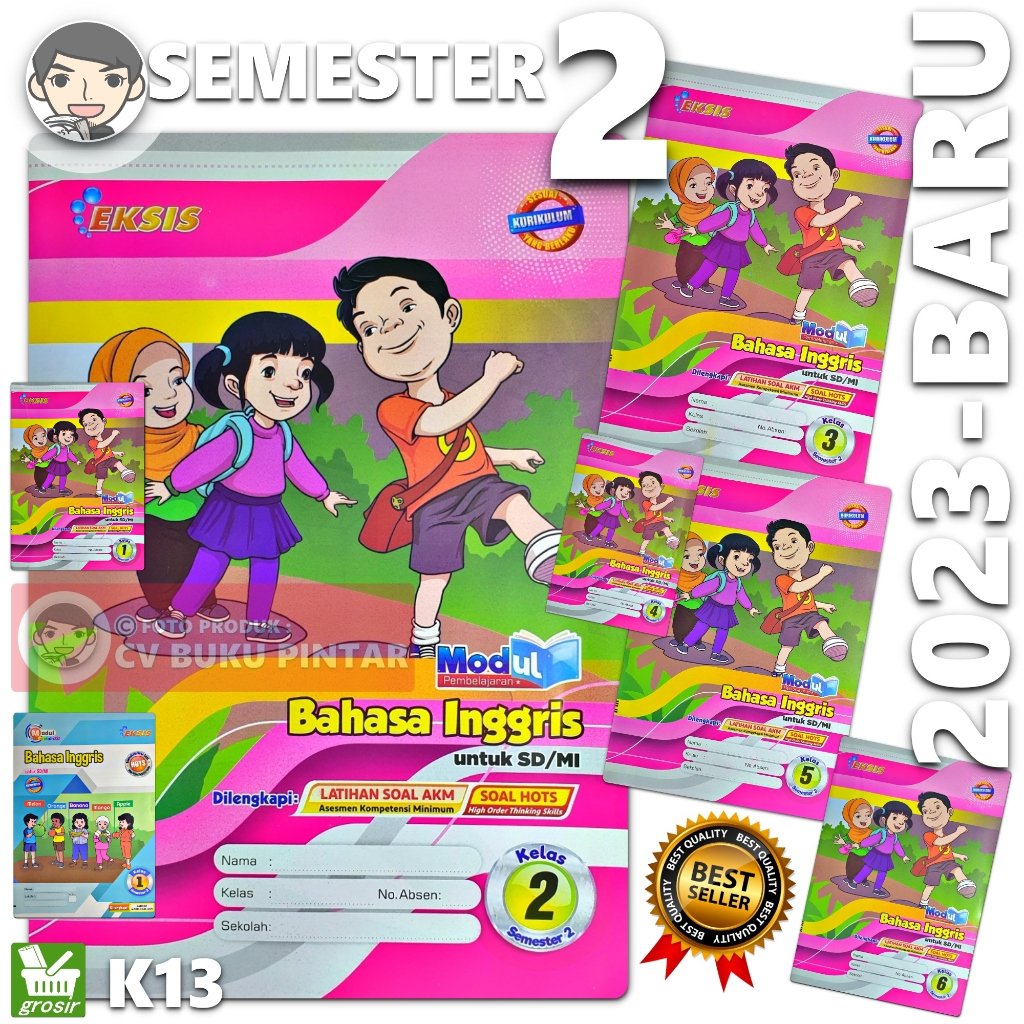 Jual LKS BAHASA INGGRIS SD/ MI KELAS 1 2 3 4 5 6 SEMESTER 2 K13 | EKSIS ...
