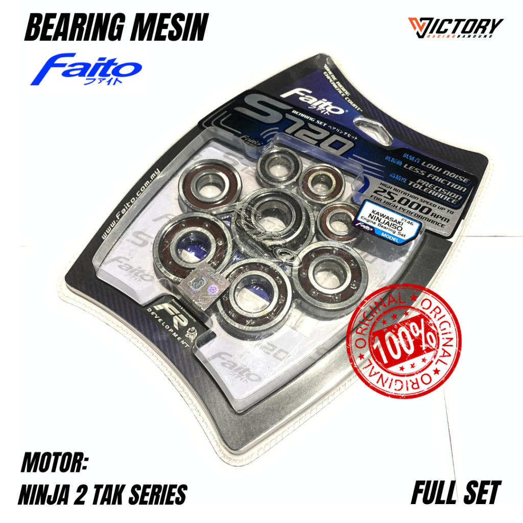 Jual Bearing Laher Mesin Set Faito S720 Kawasaki Ninja R SS RR ZX High ...