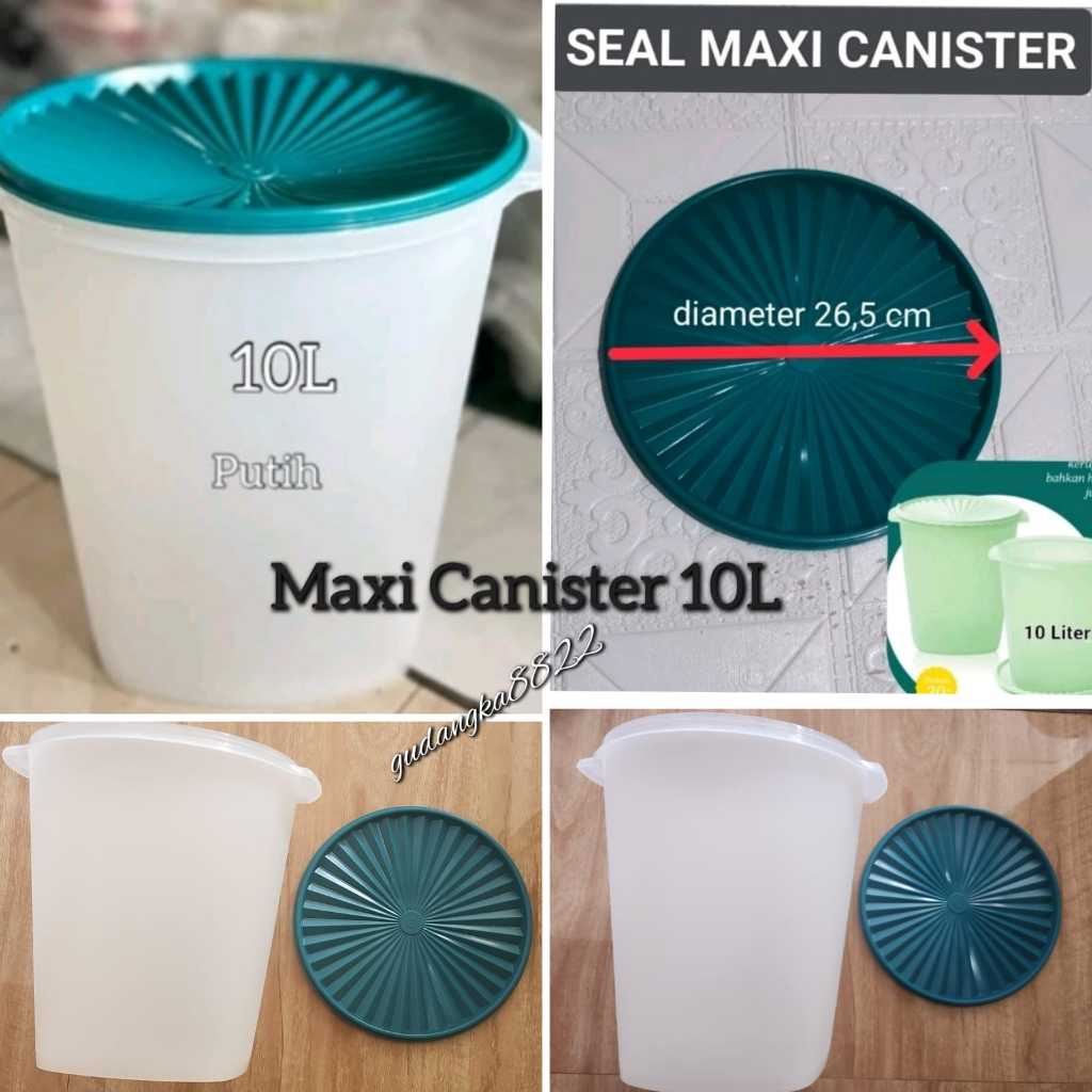 Jual maxi canister 10L PROMO tutup maxi ORI seal maxi canister | Shopee ...