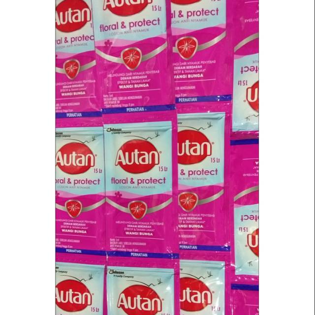 Jual AUTAN FLORAL & PROTECT PINK LOTION ANTI NYAMUK RENTENG | Shopee ...