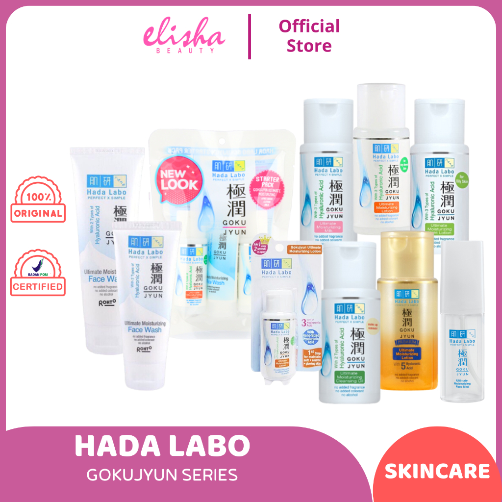 Jual HADA LABO GOKUJYUN ULTIMATE MOISTURIZING SKINCARE SERIES | Shopee ...
