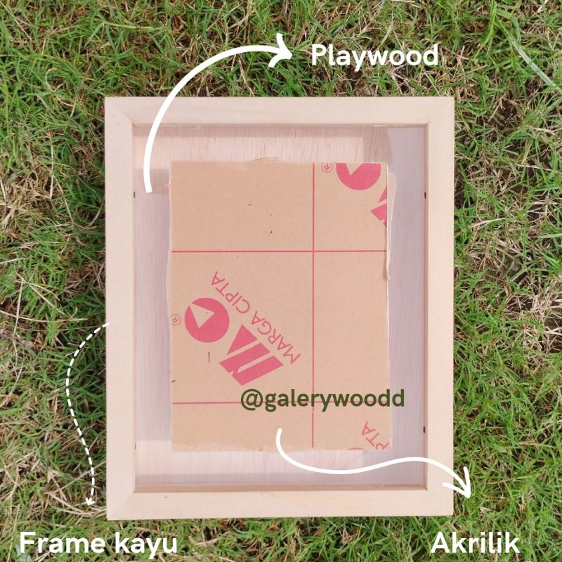 Jual Bingkai Frame 3D 30x40 Frame kayu | Shopee Indonesia