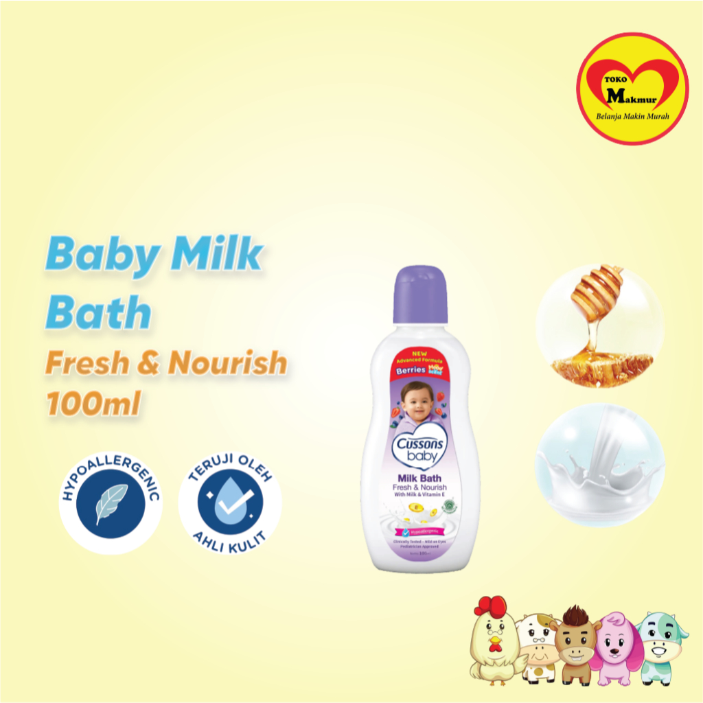 Jual Cussons Milk Bath Soft & Smooth / Fresh & Nourish 100ml / Toko ...