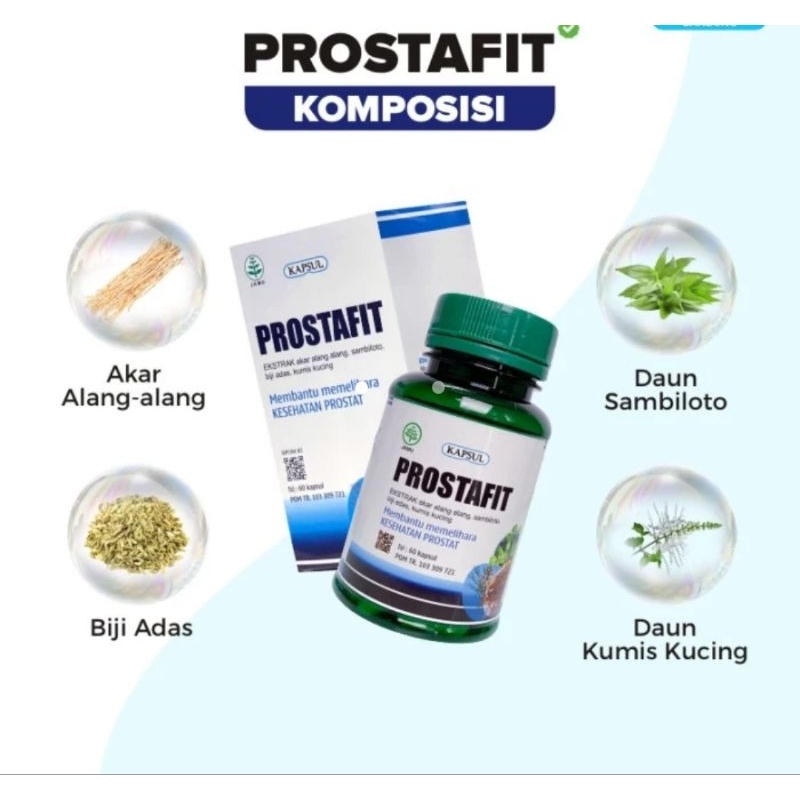 Jual Kapsul Prostafit Obat Radang Prostat Bengkak Prostatitis Herbal ...
