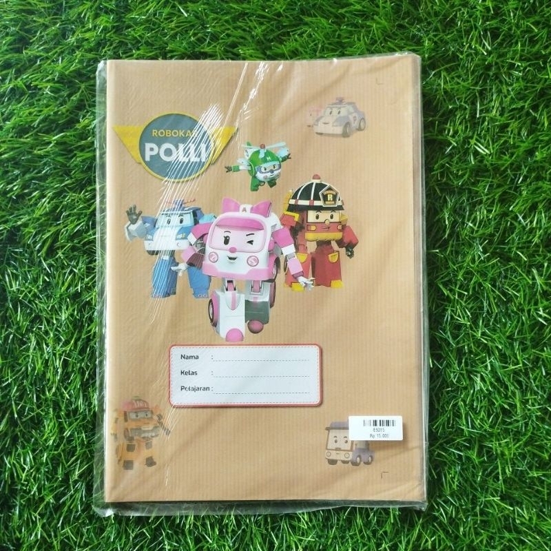 Jual Sampul Buku Nama Coklat Gambar Boxy Robokar (isi 20 Lembar) (E9315 ...