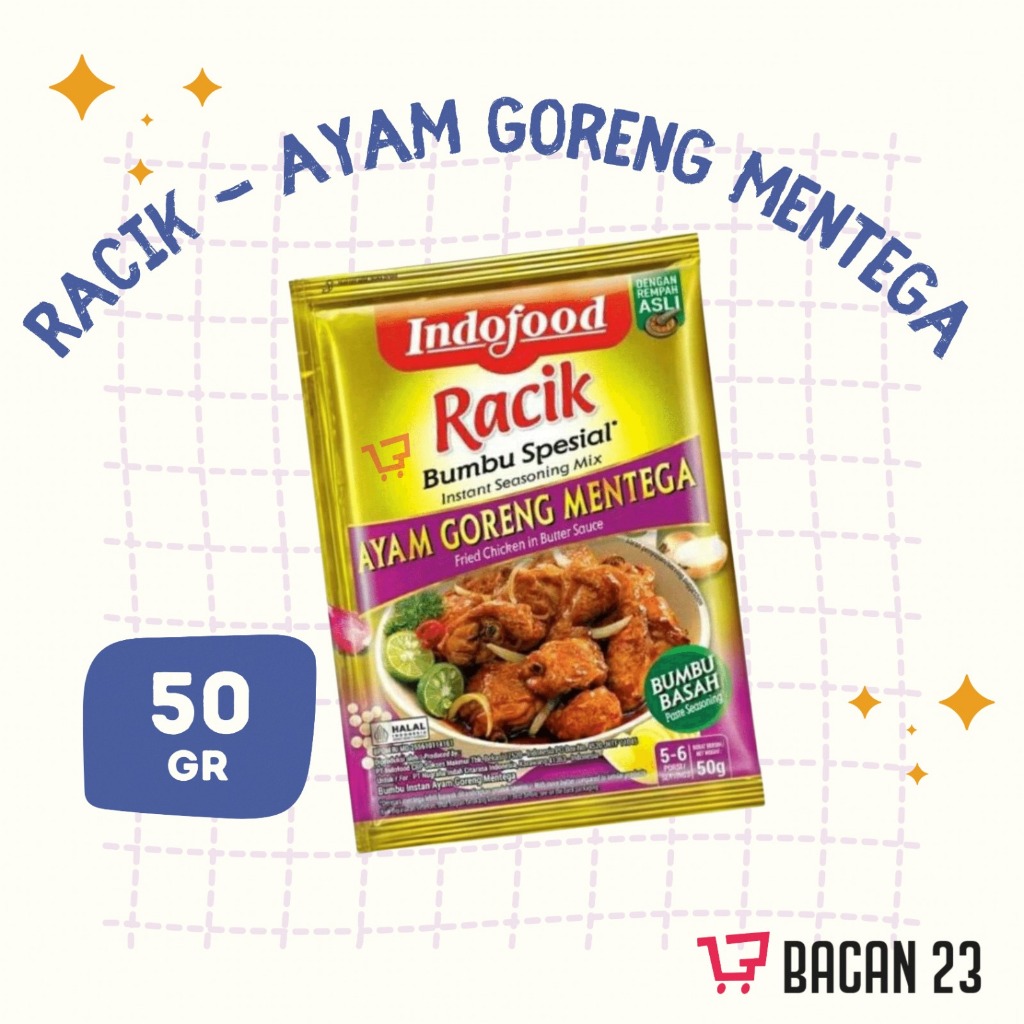 Jual Bumbu Racik Indofood Ayam Goreng Mentega Gr Bumbu Instan