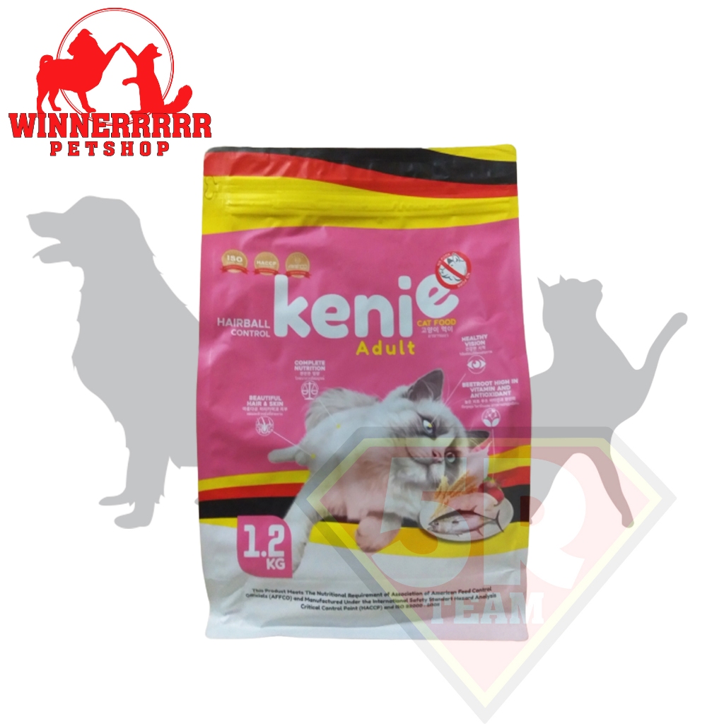 Jual Kenie Adult 1 BOX Murah-Makanan Kucing Kenie Adult 1,2 kg 8 Pcs ...