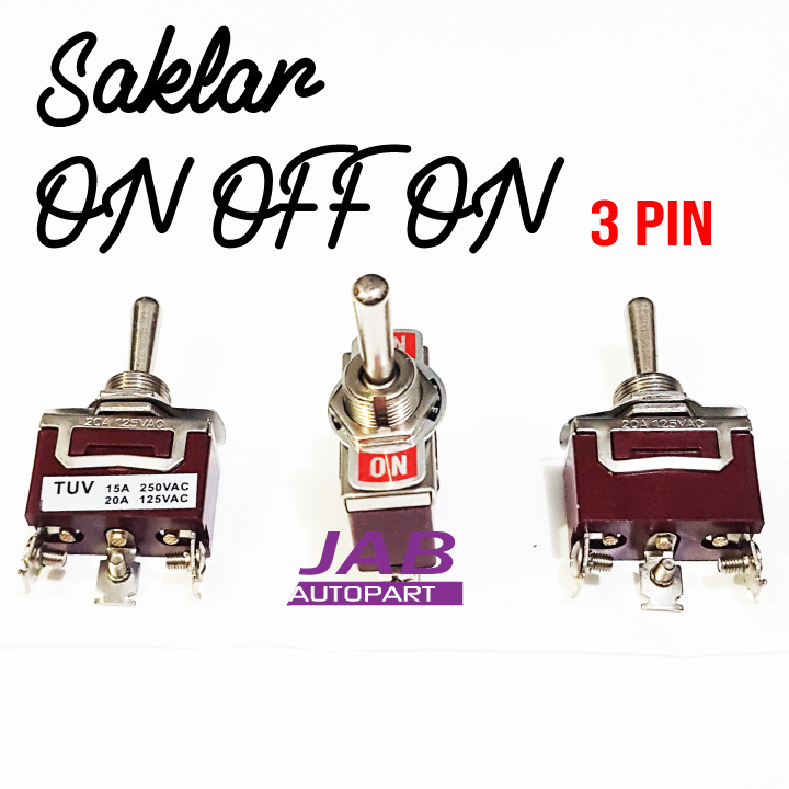 Jual SAKLAR / SWITCH ON OFF ON BESI 3 Pin | Shopee Indonesia