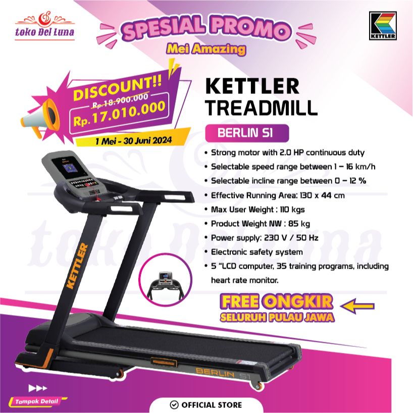 Kettler treadmill berlin s1 sale