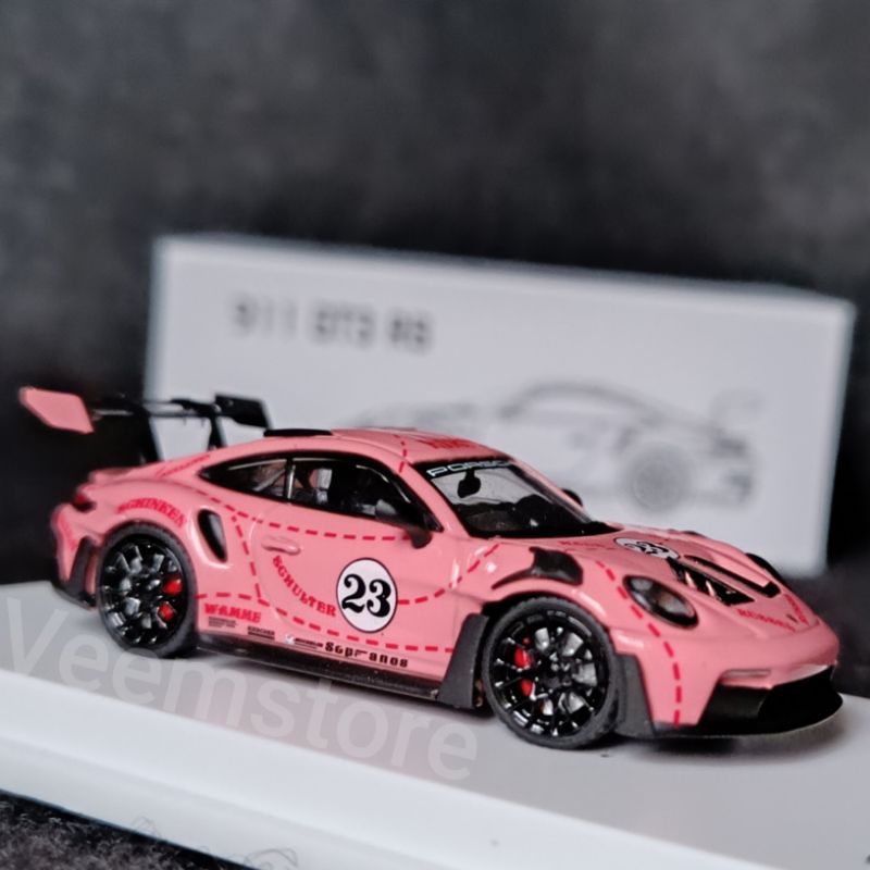 IMSA Sebring 12 Hrs 1:64 Scale Diecast Porsche 911 GT3 R Model Car
