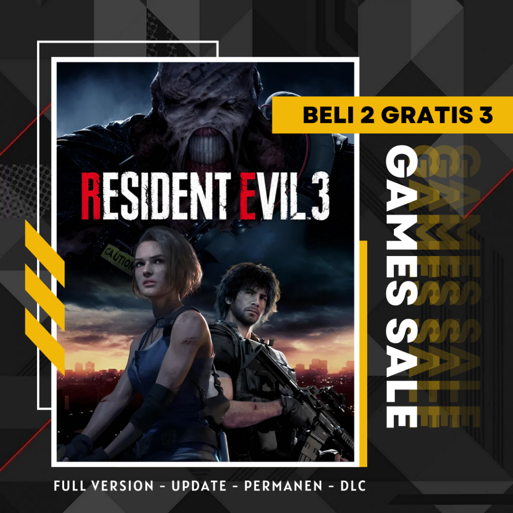 Jual RESIDENT EVIL 3 2020 DELUXE EDITION - GAME PC - GAME LAPTOP - PC ...