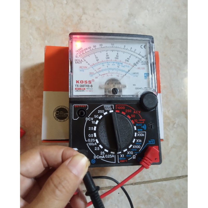 Jual avometer jarum analog multimeter harga ekonomis fitur lengkap ...