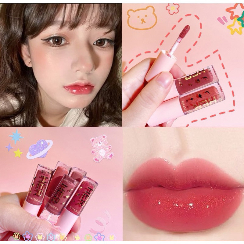 Jual DRAGONRANEE Her Lip Gloss Waterproof Lipstick Waterproof Lip Glaze ...