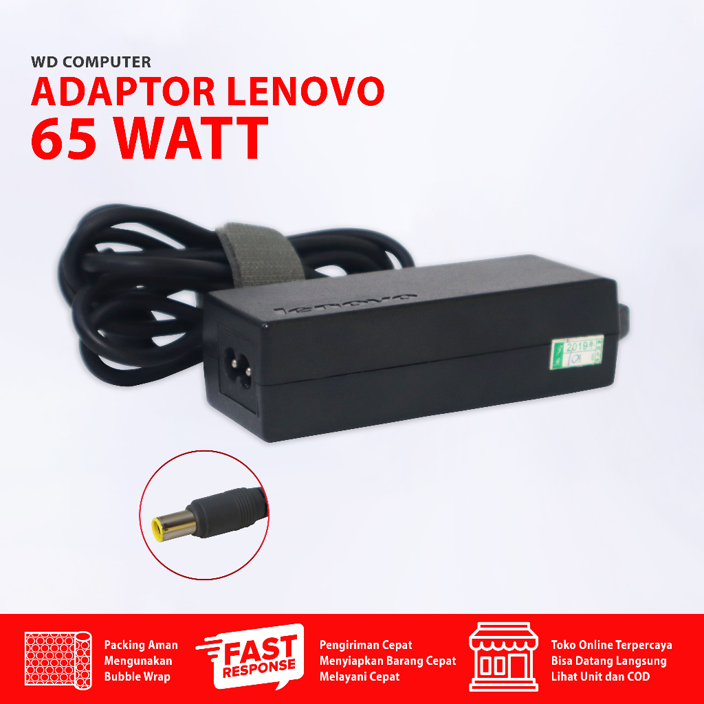 Lenovo G50-80 80E5 Serie 65w Laptop Caricabatterie Adattatore AC Cavo