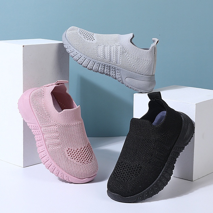 Jual Diskon 18 tahun anak sneaker ukuran 2233 sepatu hitam sekolah