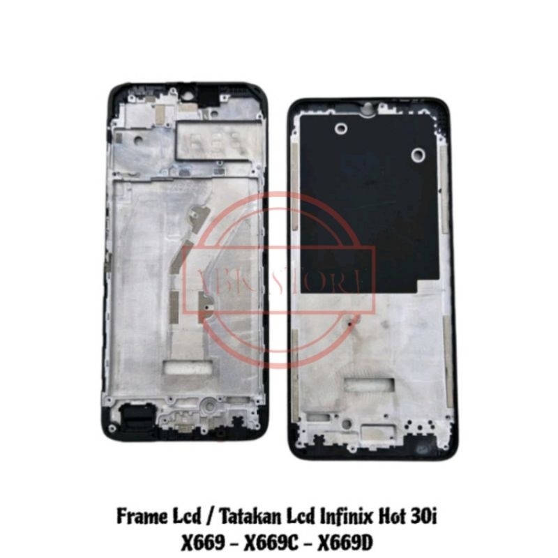 Jual FRAME LCD TATAKAN LCD TULANG TENGAH LCD INFINIX HOT 30i X669