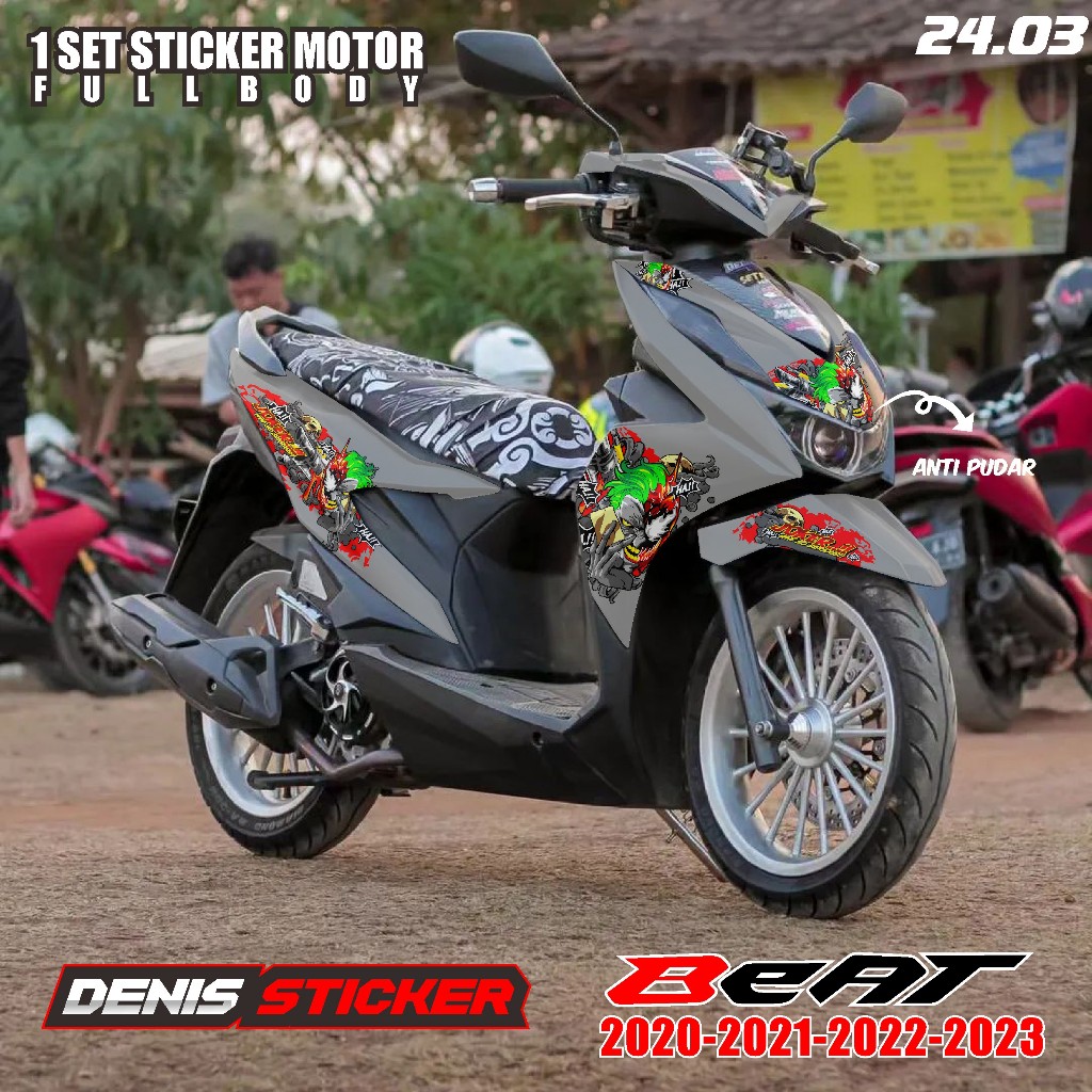 Jual COD Decal dekal Stiker BEAT DELUXE BEAT STREET FULL BODY TAHUN