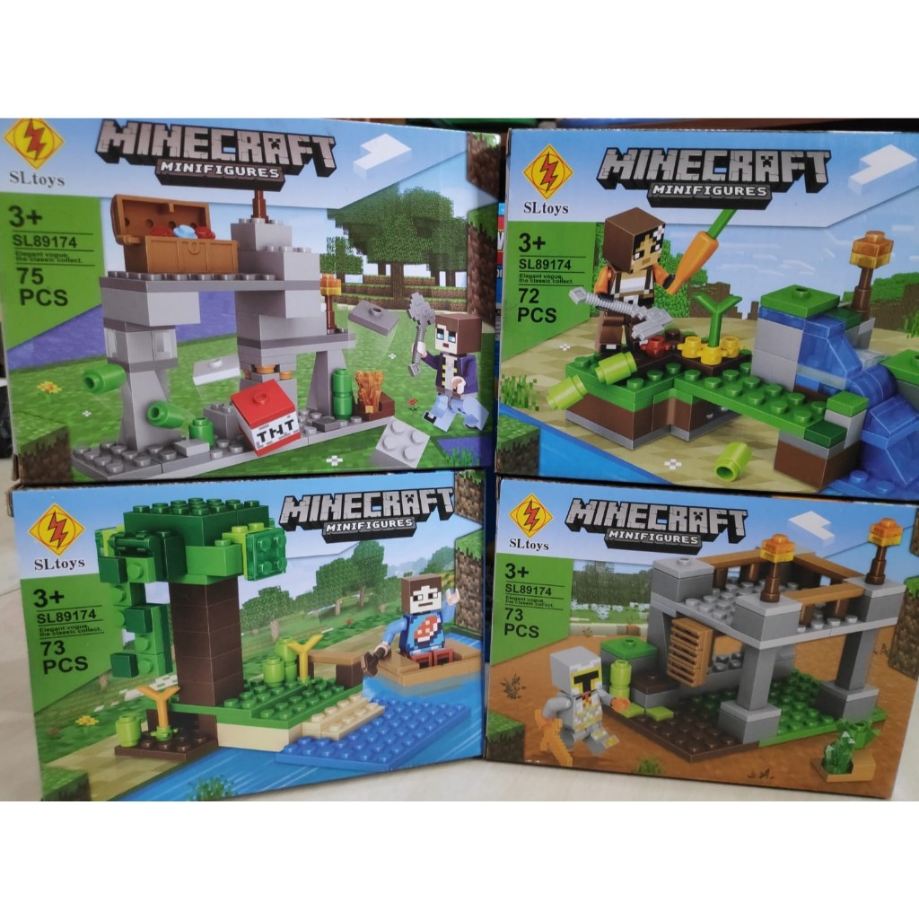 Jual Maincraft Minifigures Mainan Anak Bricks Lego Roblox | Shopee ...