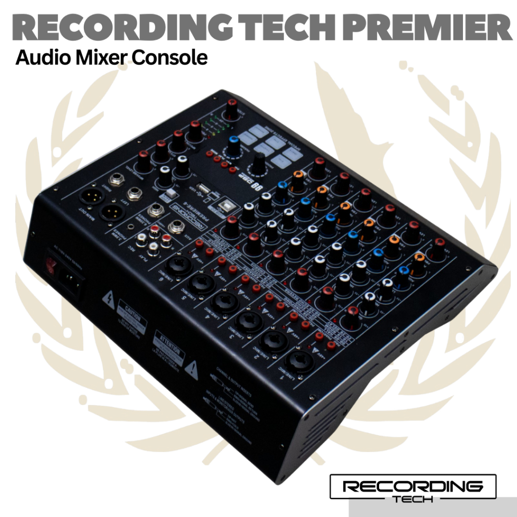 Jual RECORDING TECH PREMIERE-4 & 6 Audio Mixer Console | Premiere4 ...