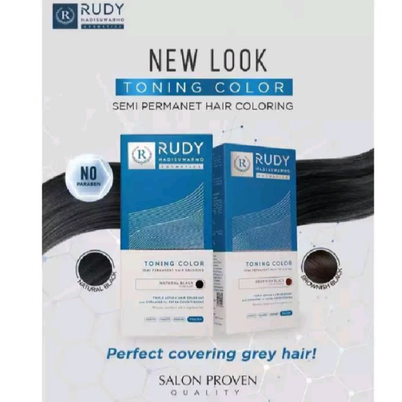 Jual Rudy Hadisuwarno Toning Color Kemasan Baru | Shopee Indonesia