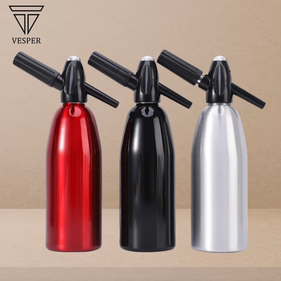 Jual soda siphon maker CO2 sparkling water maker aluminum / alat ...