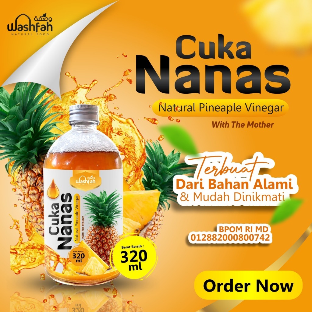 Jual CUKAK NANAS WASHFAH 320ml Original Obat Herbal Obat Kaya Insulin ...