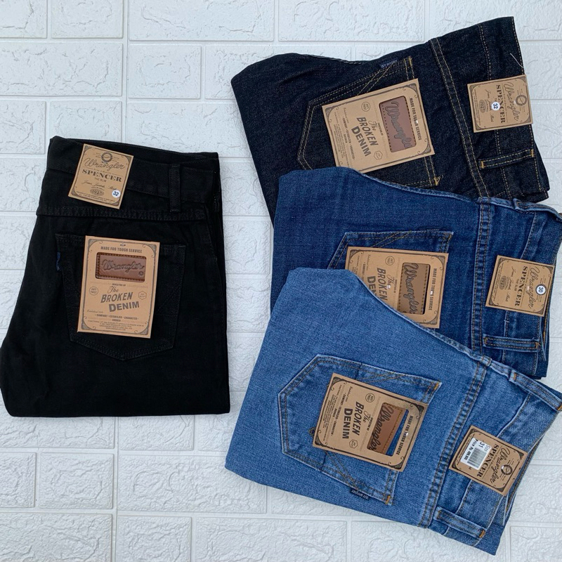 Jual CELANA JEANS PRIA STANDAR // REGULER FIT // CELANA PANJANG PRIA ...