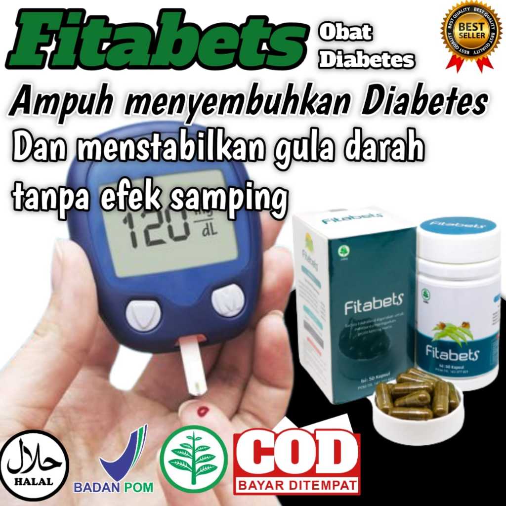 Jual Obat diabetes herbal Fitabets Ampuh menurunkan kadar gula darah ...