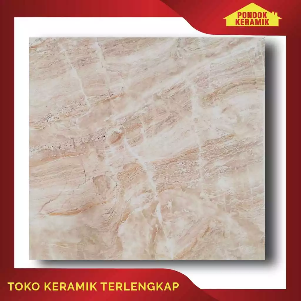 Keramik Lantai Massimo 60x60 Zambia L Beige Motif Marble Marmer