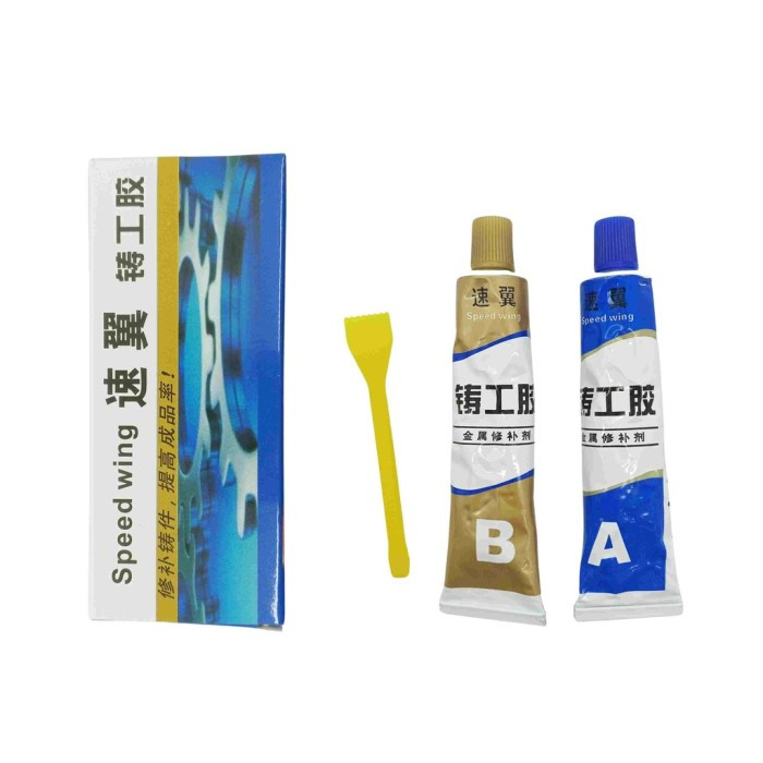 Jual Lem Epoxy AB Campur Lem Besi Radiator Anti Bocor 5 Menit Tahan ...