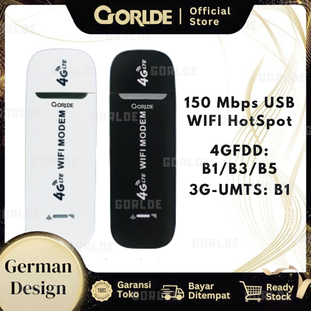 Jual Gorlde Modem Wifi Usb 4g All Operator Lte Cod Support 10 Devices Modem Usb 150