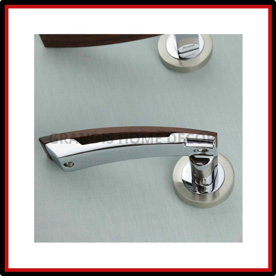 Jual UniKey Handle Set Premium HRE 259.18 CP/Wood +SW 501-40MM DC KK ...