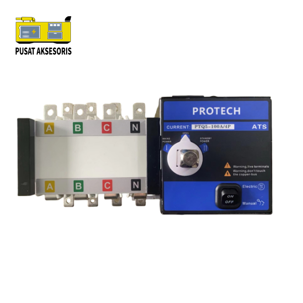 Jual ATS AUTOMATIC TRANSFER SWITCH PLN GENSET ATS 100A 4P | Shopee ...
