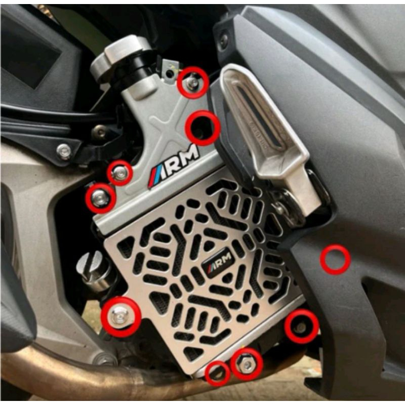 Jual LIVE - BAUT SET RADIATOR PCX 160 DAN VARIO 160 MODEL 2 KUNCI ( 9 ...