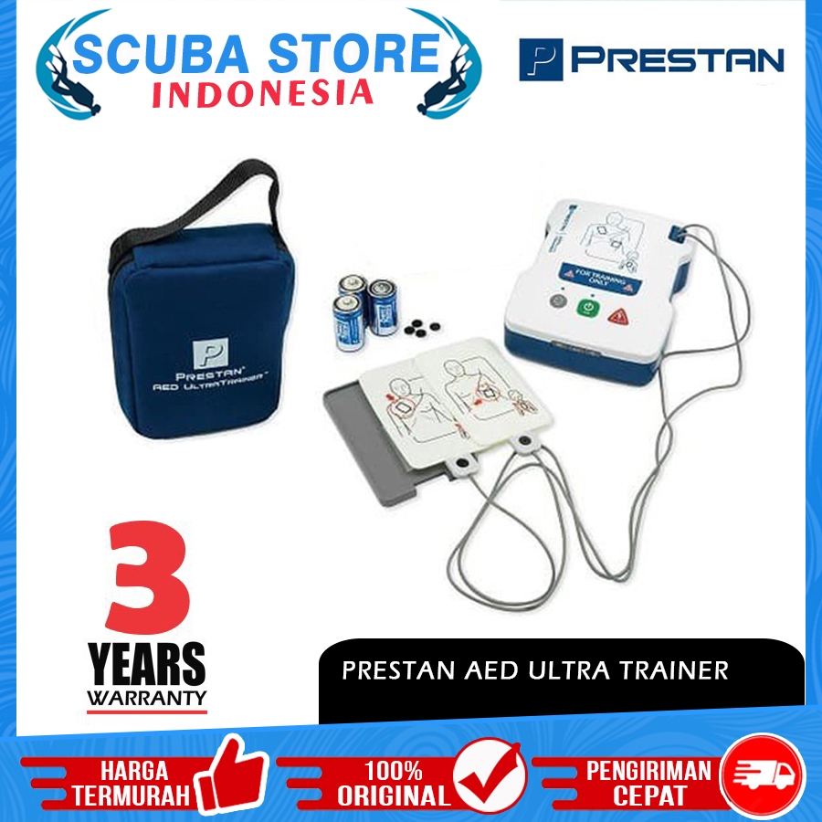 Jual CPR Manekin Prestan AED UltraTrainer With Replacement Adult Child ...