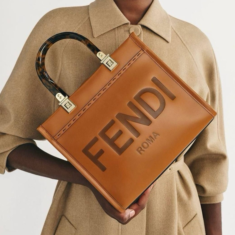 Jual Original Fendi Small Sunshine Fendi Roma Shopper Tote Bag Shopee Indonesia