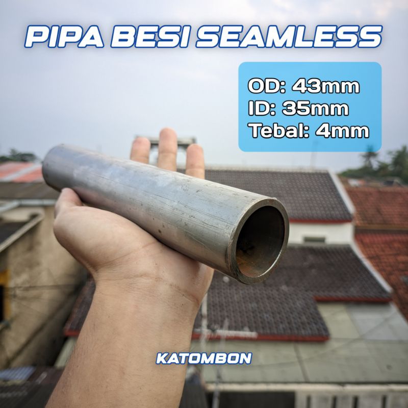 Jual pipa besi od 43mm id 35mm tebal 4mm | Shopee Indonesia