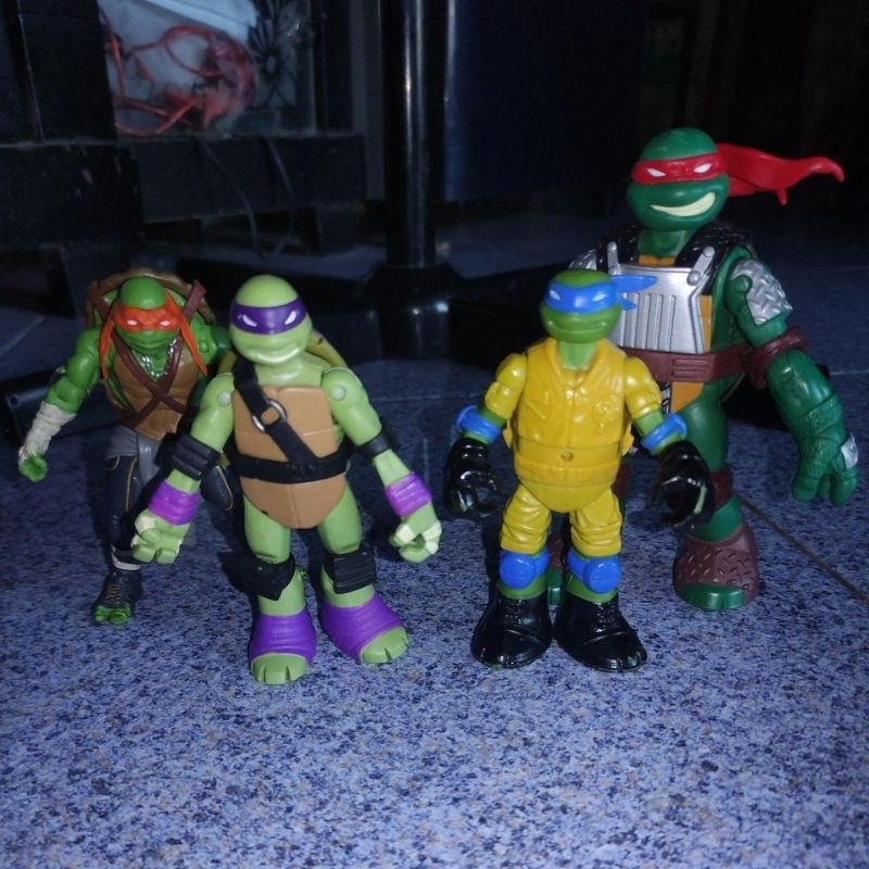 Jual Figure TMNT Teenage Mutant Ninja Turtles Kura-kura Ninja Raph Leo ...
